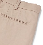 SALLE PRIVÉE - Gehry Slim-Fit Cotton and Linen-Blend Twill Trousers - Neutrals