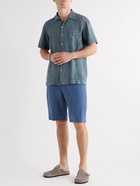 Massimo Alba - Revere Linen-Gauze Shirt - Blue