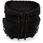 Dries Van Noten Black Canvas Backpack