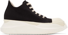 Rick Owens Drkshdw Black Abstract Low Sneakers