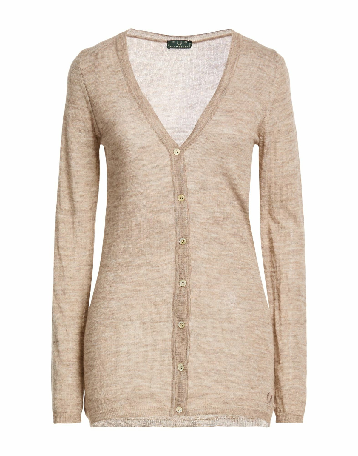 Fred Perry Womens Cardigan Sand