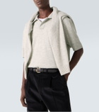 Allude Wool and cashmere polo sweater