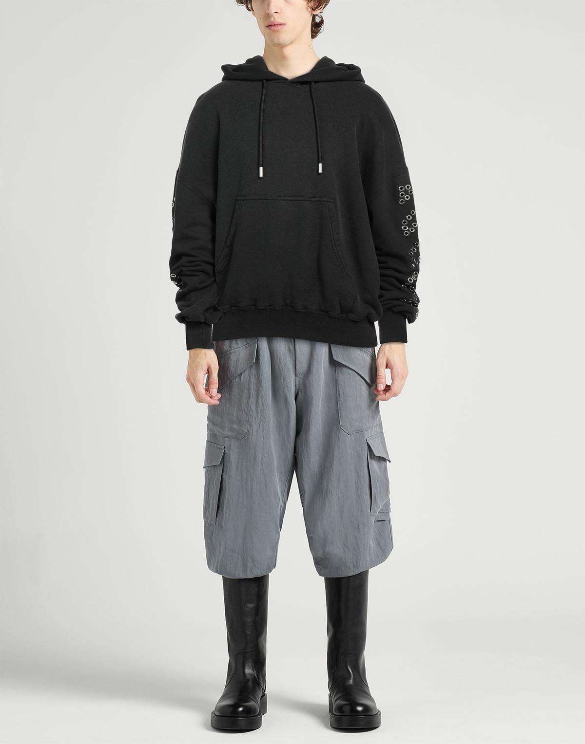 Off-white Mens Sweatshirt Charcoal