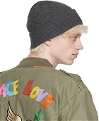 Polo Ralph Lauren Gray Embroidered Beanie
