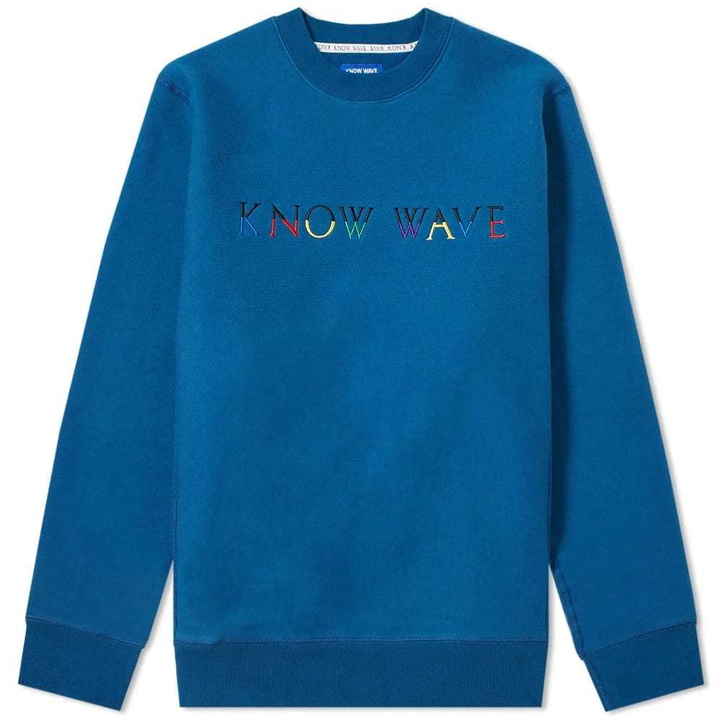 Photo: Know Wave Multi Logo Crew Sweat Dark Blue