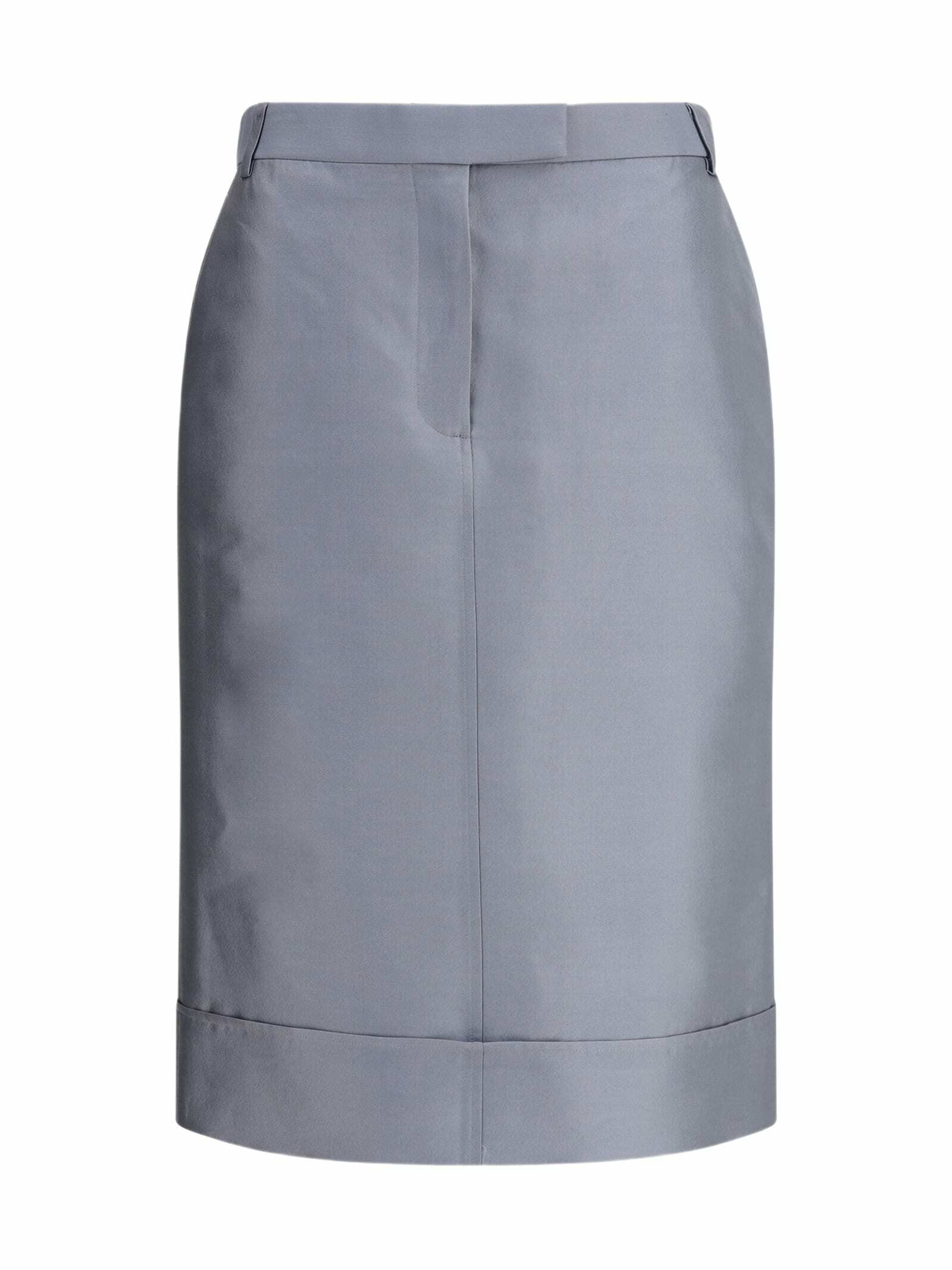 スカート THOM BROWNE CALF LEGTH SIDE TAB SKIRT IN SOLID WOOL TWILL Thom Browne Calf Legth Side Tab Skirt In Solid Wool Twill