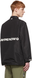 AAPE by A Bathing Ape Black Polyester Jacket