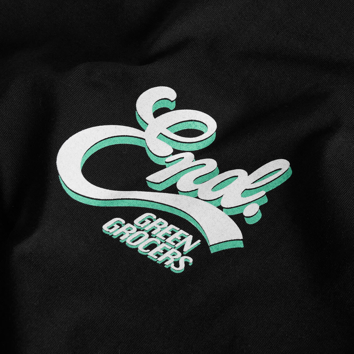 END. Outdoor Sign T-Shirt in Black