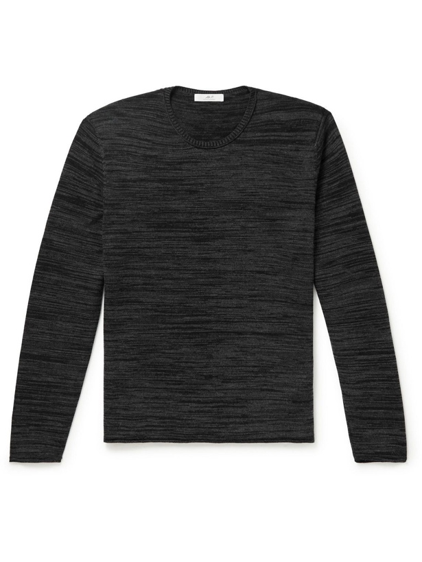 Photo: Mr P. - Organic Cotton and Wool-Blend T-Shirt - Gray