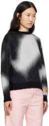 Heron Preston Black & White Aop Sweater