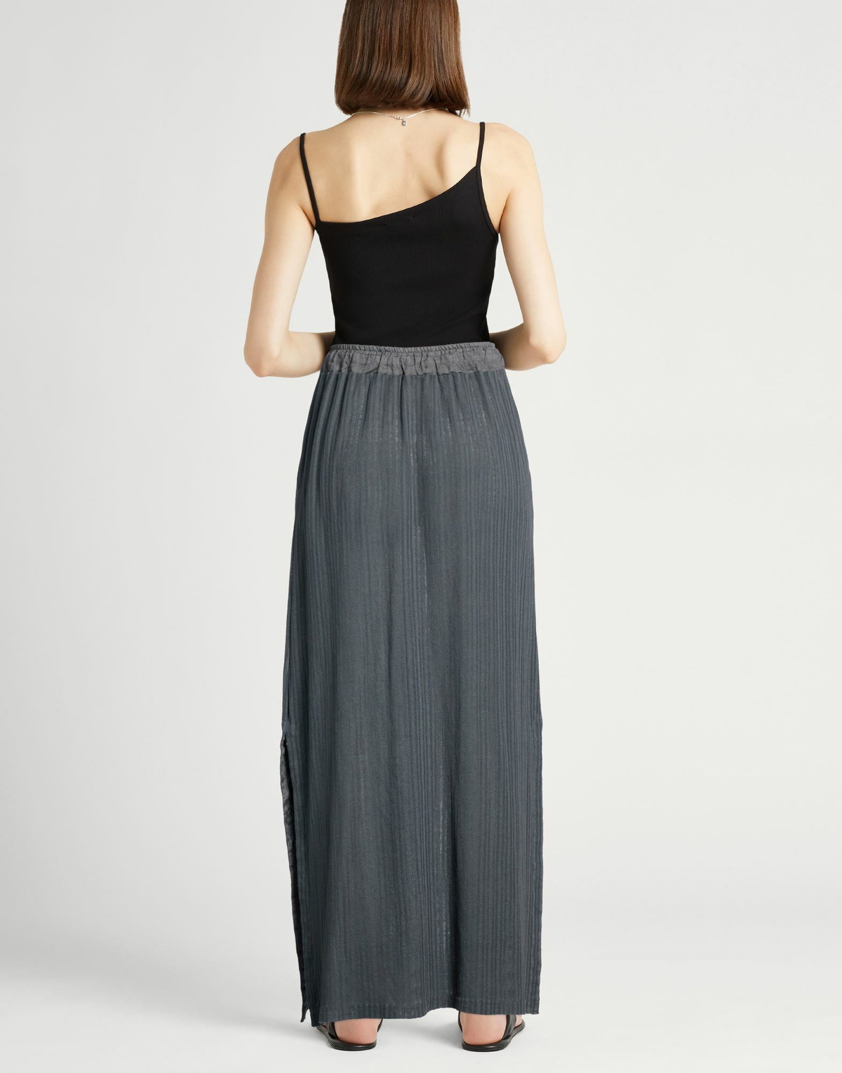 Crossley Womens Maxi skirt Charcoal