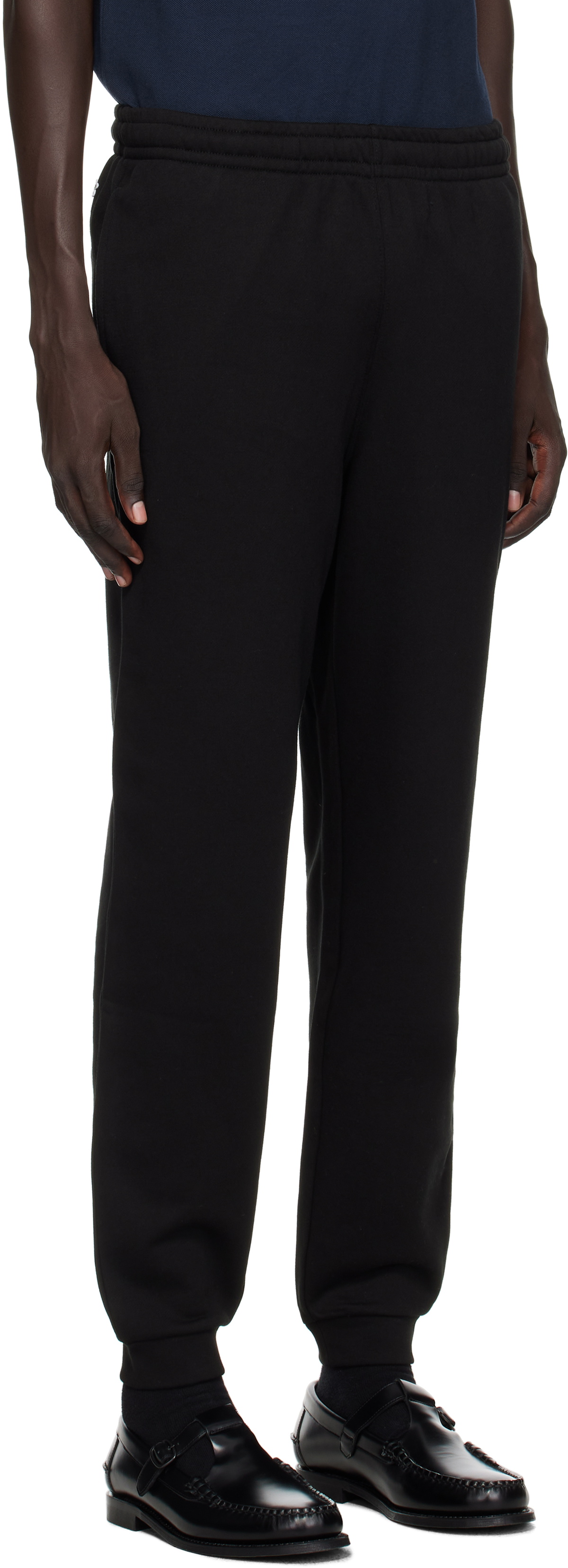 Lacoste Black Tapered Leg Sweatpants
