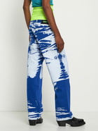 AGR - Paint Effect Cotton Denim Jeans