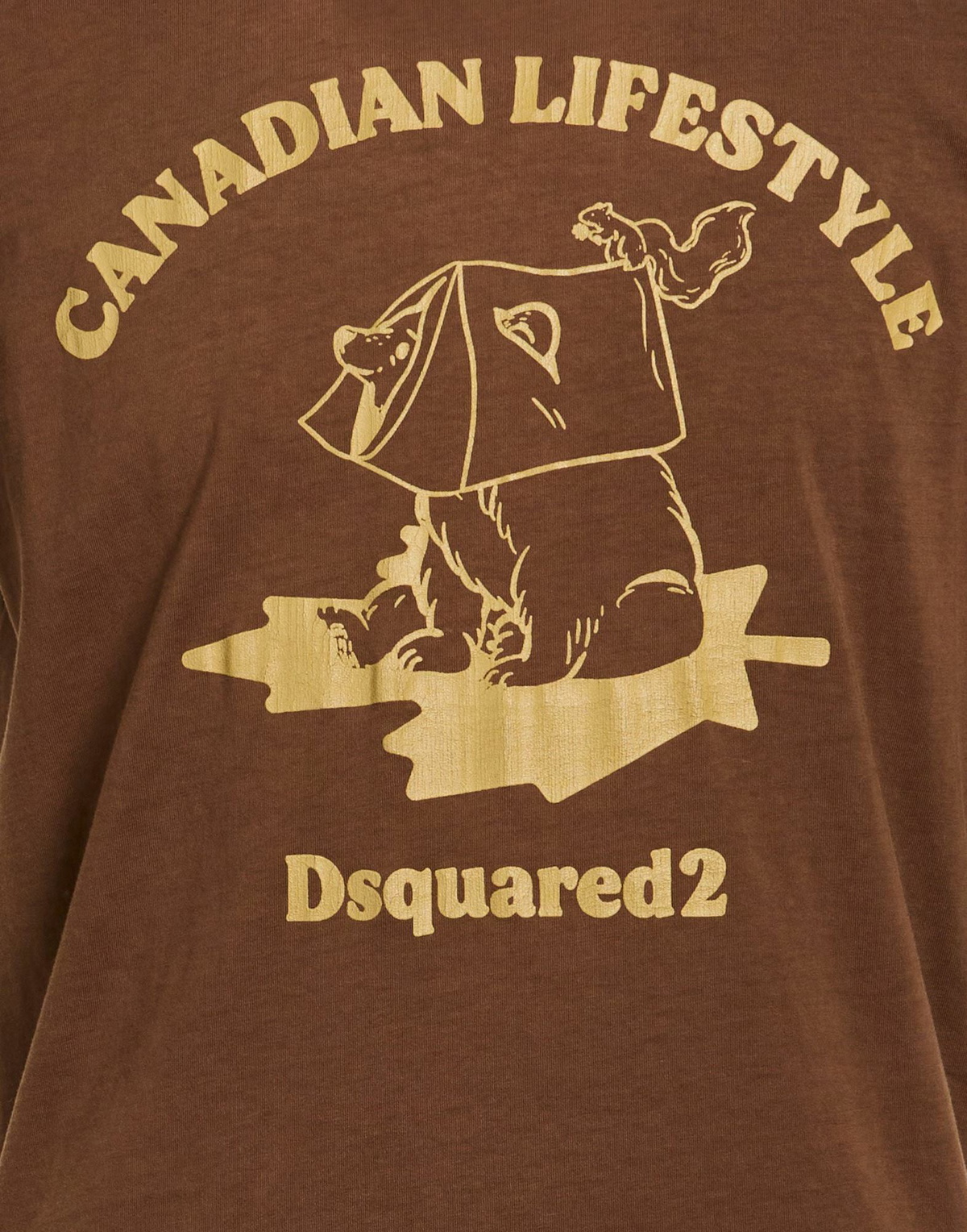 Dsquared2 Mens T-shirt Chocolate in Brown