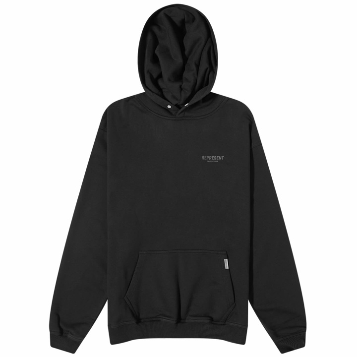 Photo: Represent Men's Owners Club Hoody in Black Refective