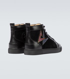 Christian Louboutin - Lou Oui Flat high-top sneakers