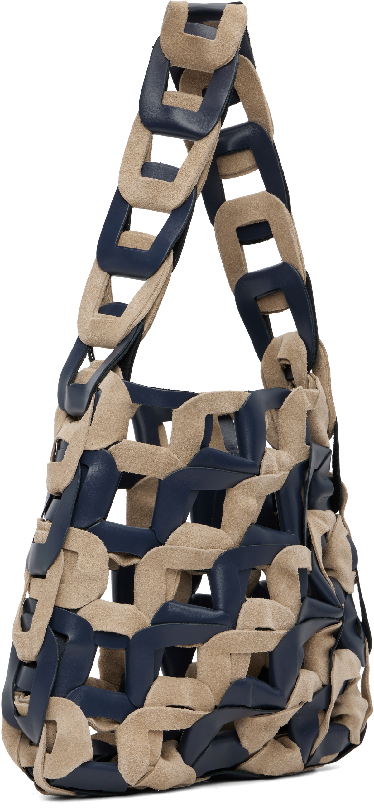 SC103 Navy & Beige Links Bag