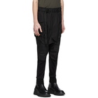 The Viridi-anne Black Panelled Cargo Pants