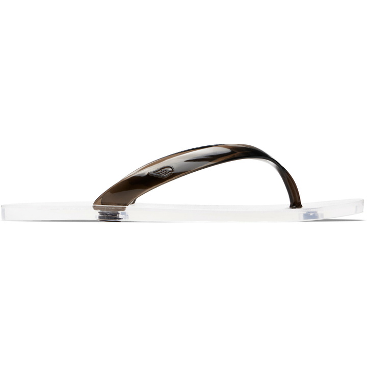 Photo: Ancient Greek Sandals Black Jelly Flip-Flops
