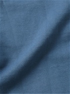 Onia - Straight-Leg Cotton-Blend Jersey Drawstring Shorts - Blue