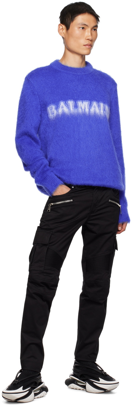 Blue on sale balmain jumper