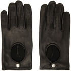 Ernest W. Baker Black Driving Gloves
