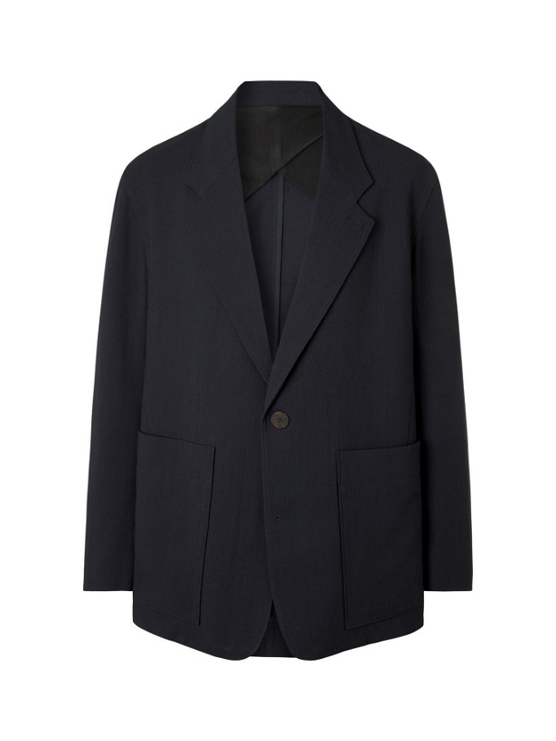 Photo: STUDIO NICHOLSON - Unstructured Woven Suit Jacket - Blue