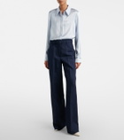 Gabriela Hearst Cruz silk satin shirt