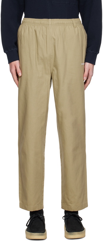 Photo: thisisneverthat Beige Easy Trousers