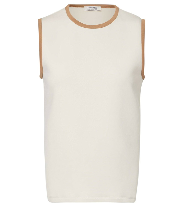 Photo: 'S Max Mara Ori cotton-blend tank top