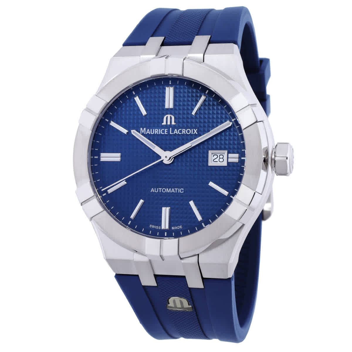 Maurice Lacroix Aikon Automatic Blue Dial Mens Watch AI6008-SS000-430-4