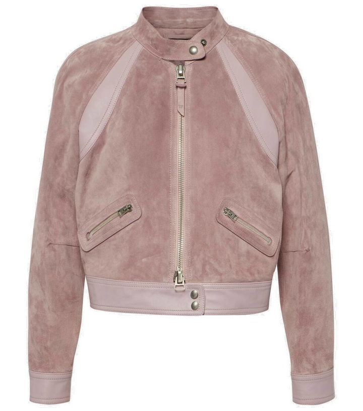 Photo: Tom Ford Cropped suede jacket