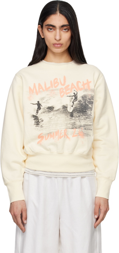 Photo: ANINE BING Off-White Harry Shrunken Sweatshirt