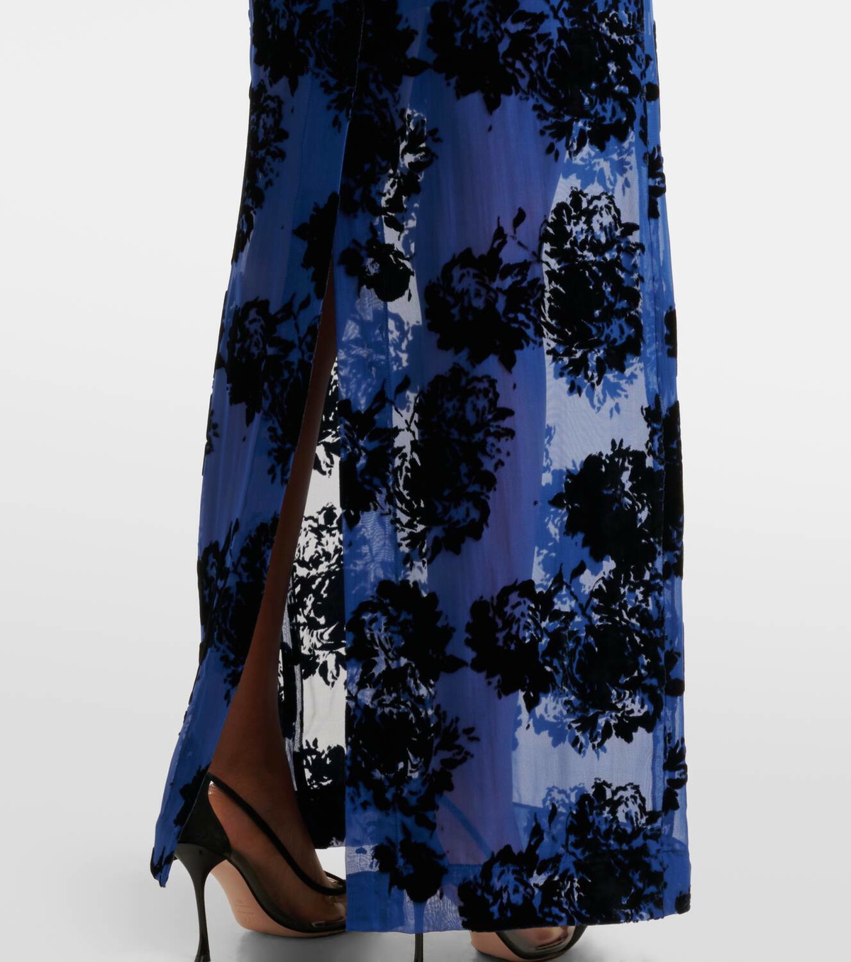NINA RICCI スカート Devore velvet maxi skirt945595 Nina Ricci Devoré velvet maxi skirt Nina Ricci