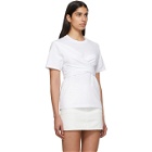 Cedric Charlier White Wrapped T-Shirt
