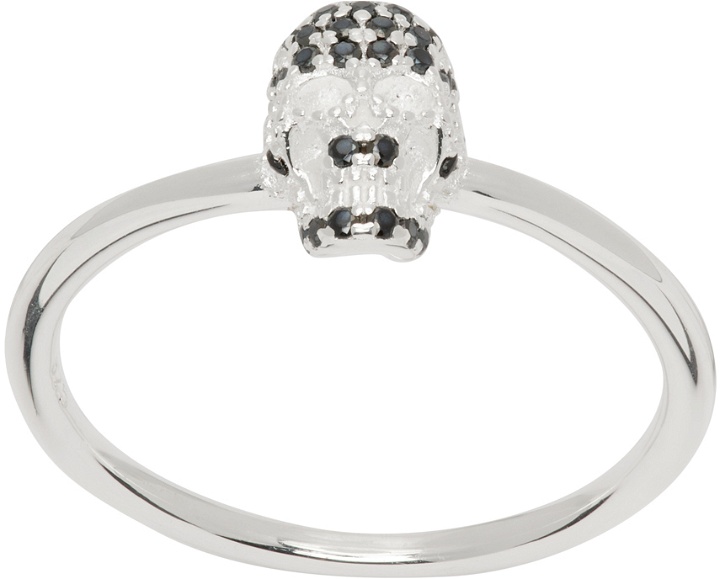 Photo: Stolen Girlfriends Club SSENSE Exclusive Silver Dusted Skull Ring