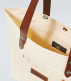RRL Olsen leather-trimmed tote bag