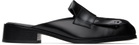 Raf Simons Black Tassel Loafers