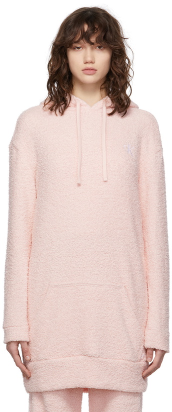 Photo: Calvin Klein Underwear Pink Plush Lounge Hoodie