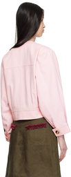 Caro Editions Pink Yoko Bomber Jacket