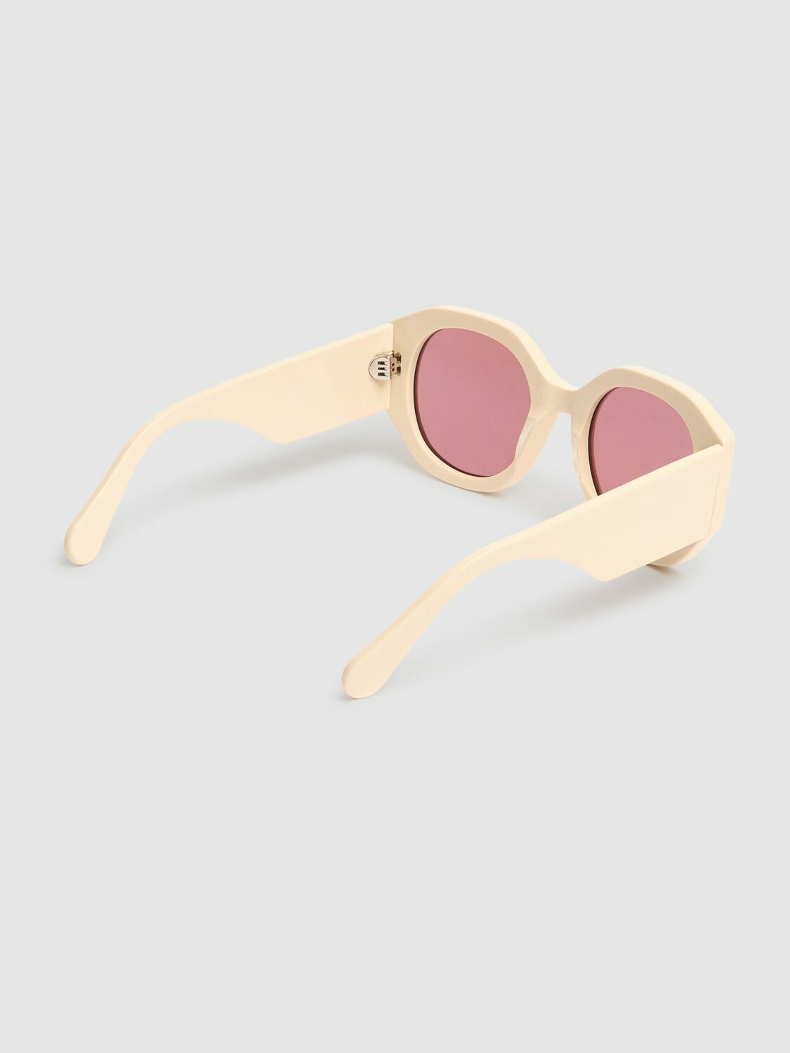 CHLOÉ Oversized Logo Round Acetate Sunglasses Chloe