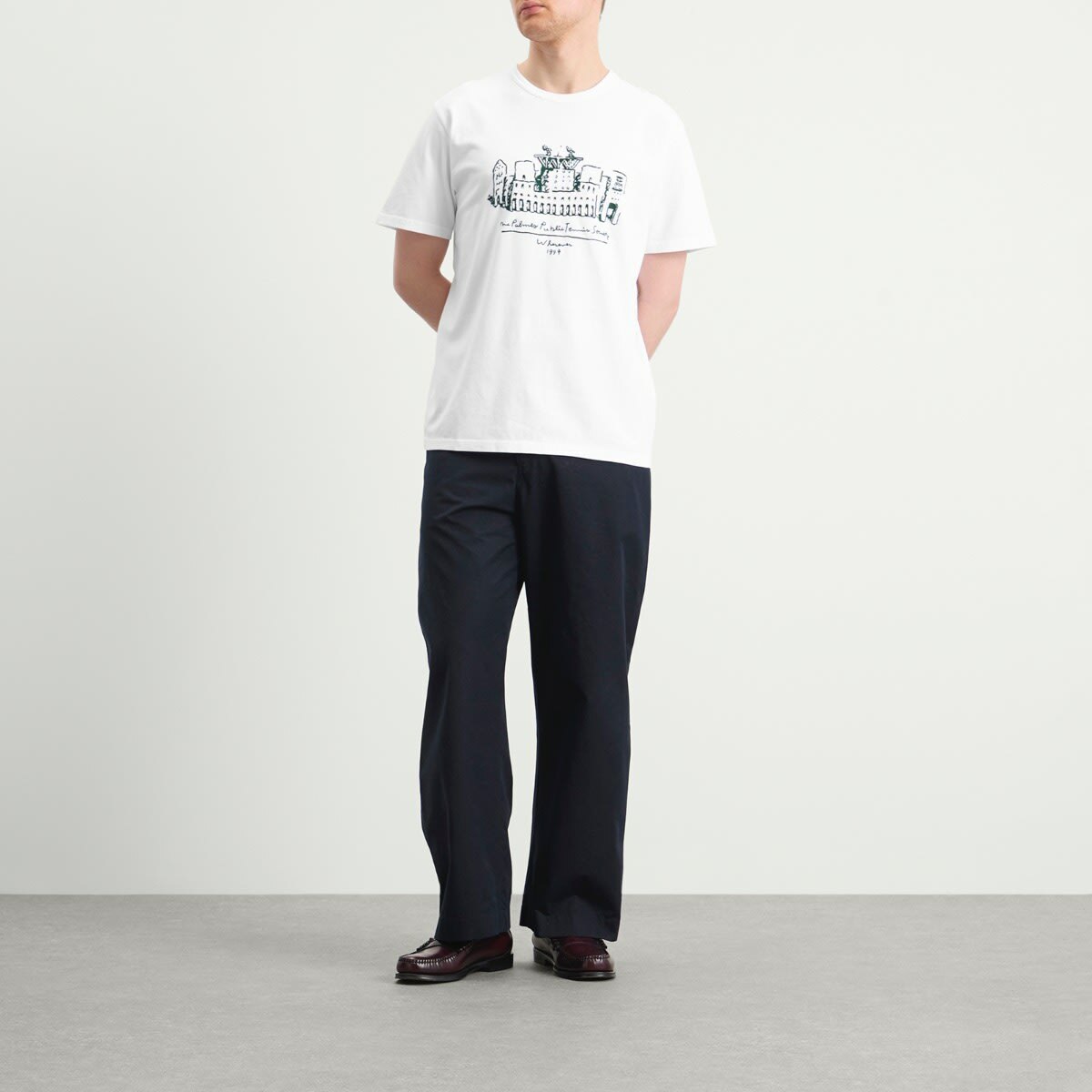 Palmes Men's Public T-Shirt in White