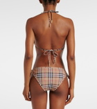 Burberry Burberry Check triangle bikini