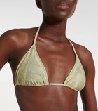 Acne Studios Trompe-l'œil printed bikini