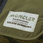 Moncler Genius x Salehe Bembury Fleece Jacket in Dark Green
