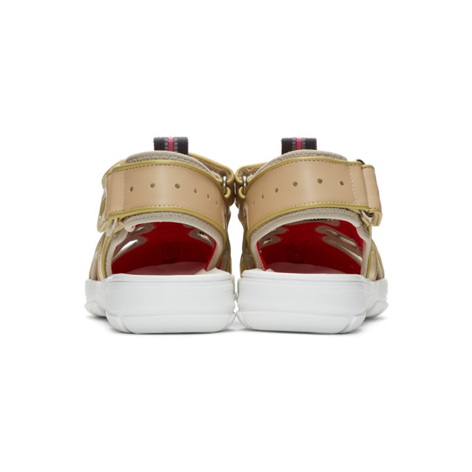 Gucci Beige Tinsel Sandals