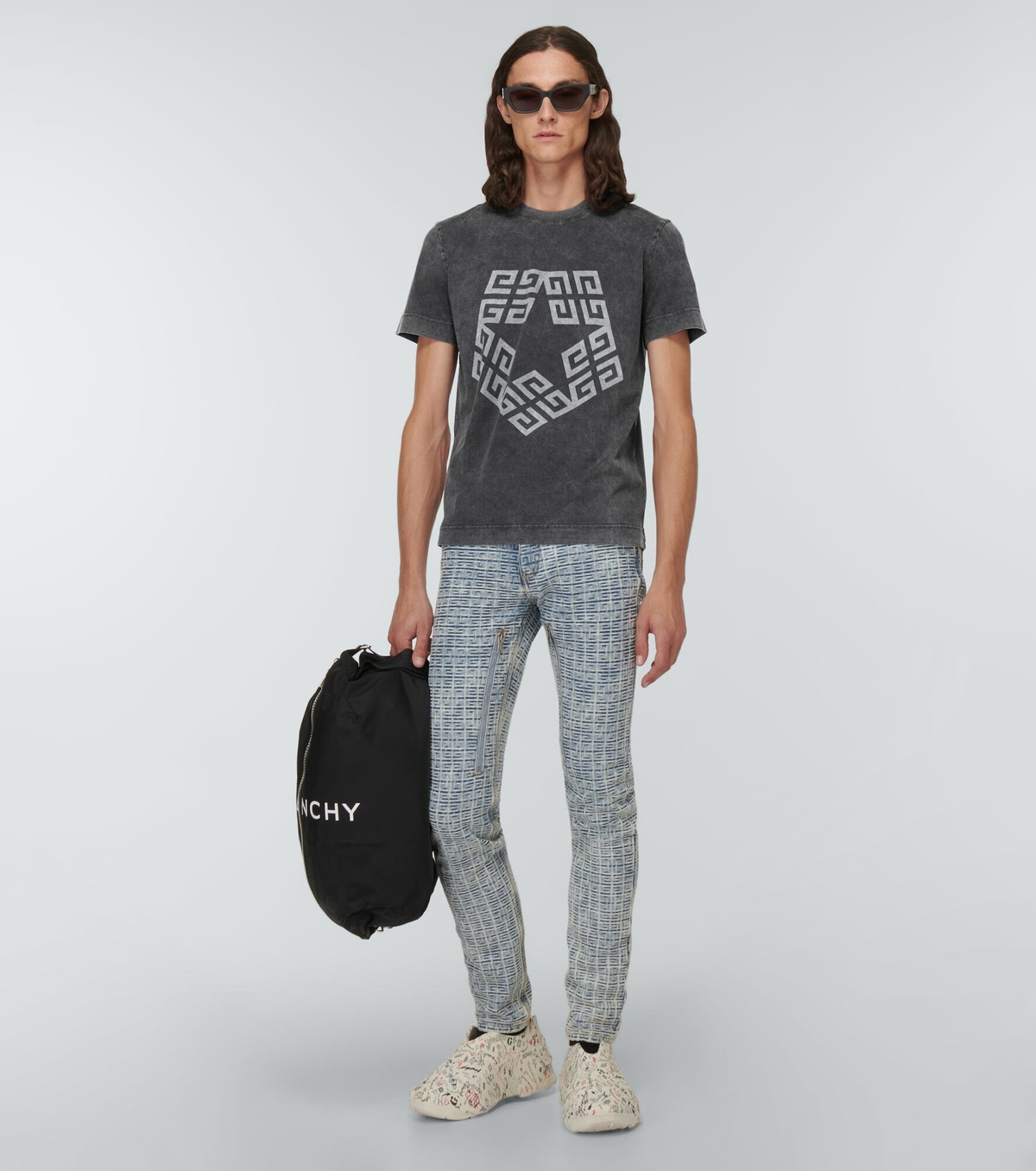 【GIVENCHY】4G cotton jersey T-shirt Givenchy - 4G cotton jersey T-shirt Givenchy