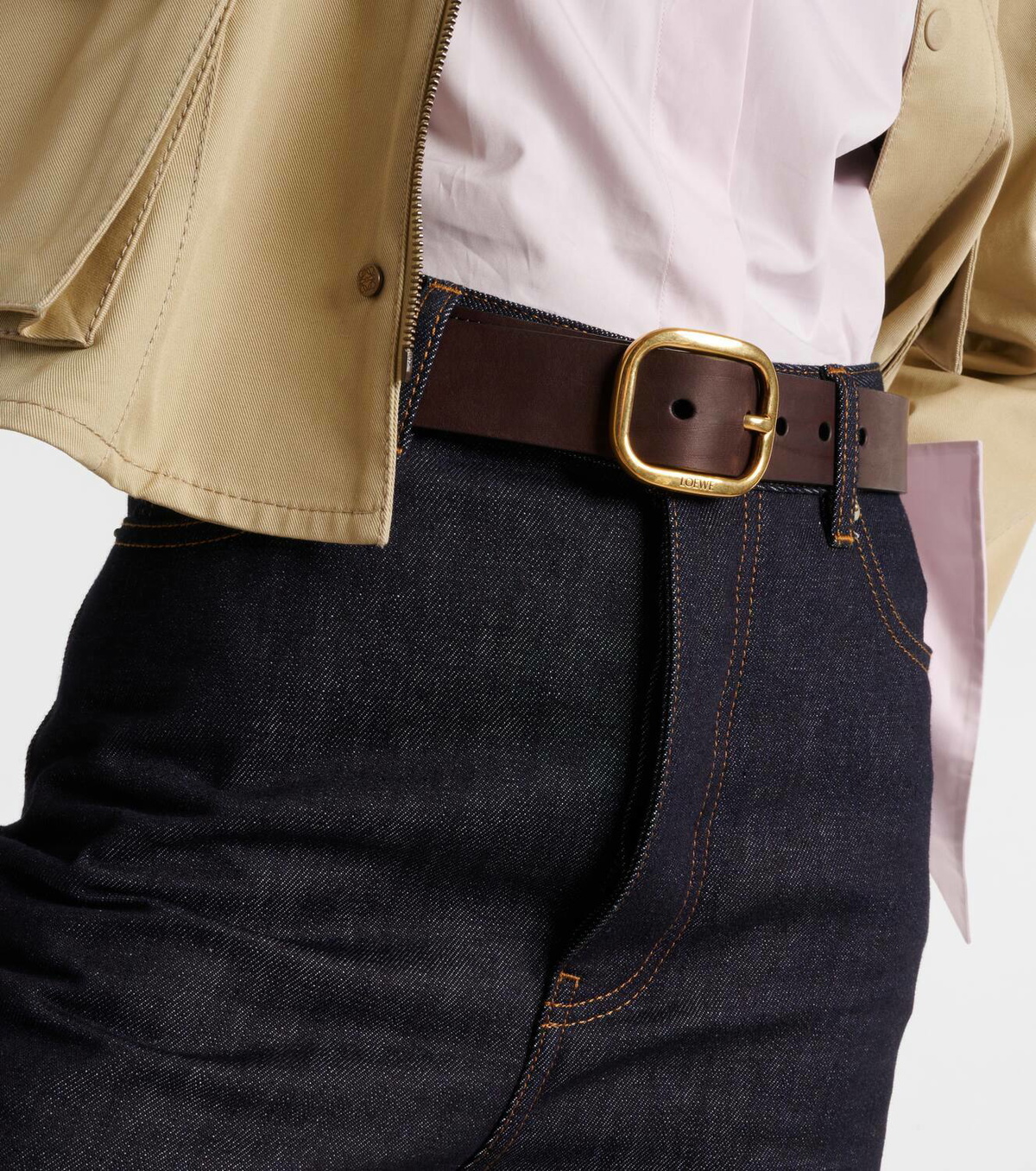 【LOEWE】 Leather belt LOEWE Leather belt | NET-A-PORTER