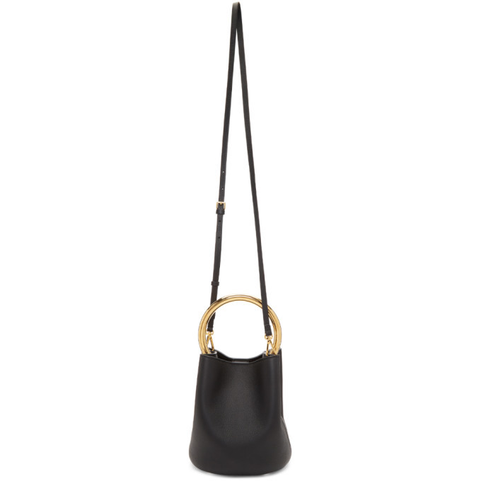 Marni Black Mini Pannier Bucket Bag Marni