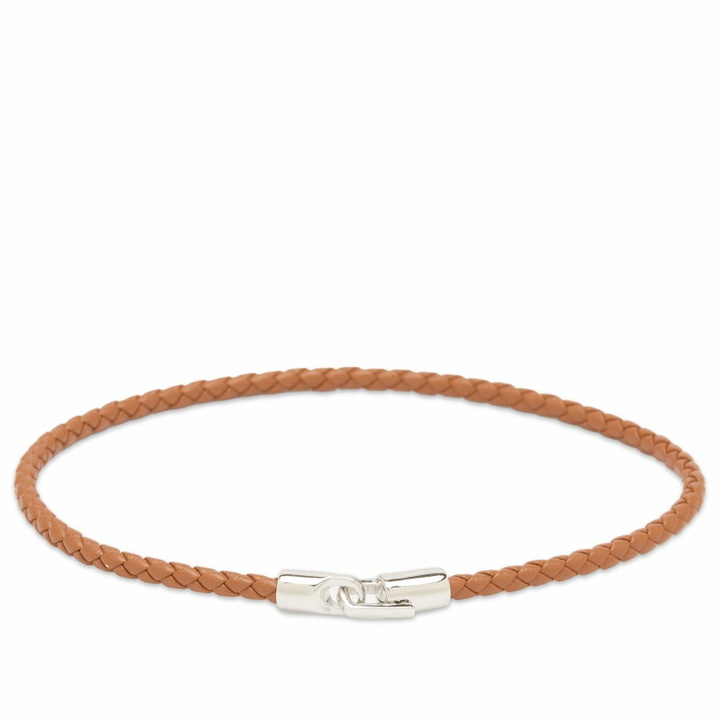 Photo: Miansai Men's Cruz Rope Bracelet in Cognac